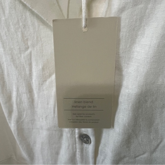 Elegant White Button-Down Dress - Picture 3 of 7